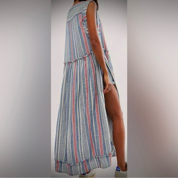 We The Free by FREE PEOPLE: “Surf Stripe Maxi “ Top. NWOT - Picture 3 of 12